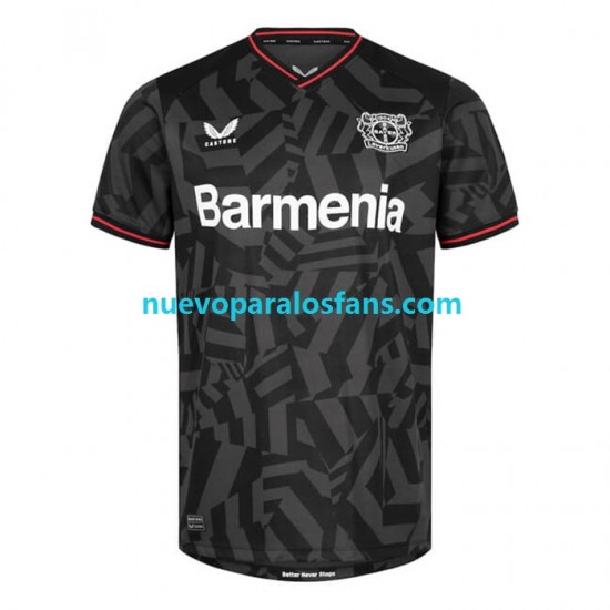 Camiseta de Fútbol Bayer 04 Leverkusen Hombre Exterior 2022-2023 Manga Corta
