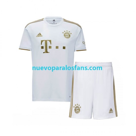 Camiseta de Fútbol Bayern de Múnich Niño Exterior 2022-2023 Manga Corta