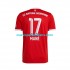 Camiseta de Fútbol Bayern de Múnich Sadio Mane 17 Hombre Casa 2022-2023 Manga Corta