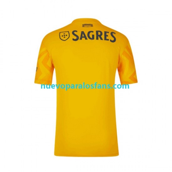 Camiseta de Fútbol Benfica Hombre Exterior 2022-2023 Manga Corta