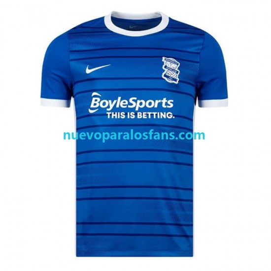 Camiseta de Fútbol Birmingham City Hombre Casa 2022-2023 Manga Corta