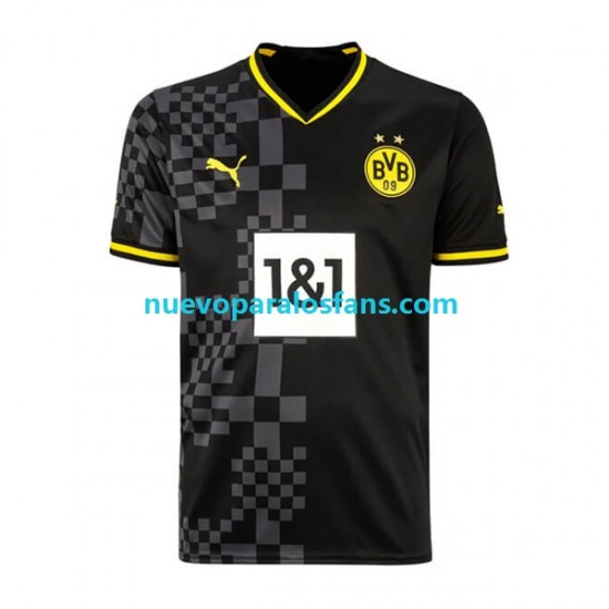 Camiseta de Fútbol Borussia Dortmund Hombre Exterior 2022-2023 Manga Corta