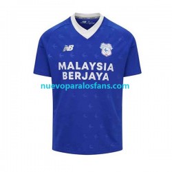 Camiseta de Fútbol Cardiff City Hombre Casa 2022-2023 Manga Corta