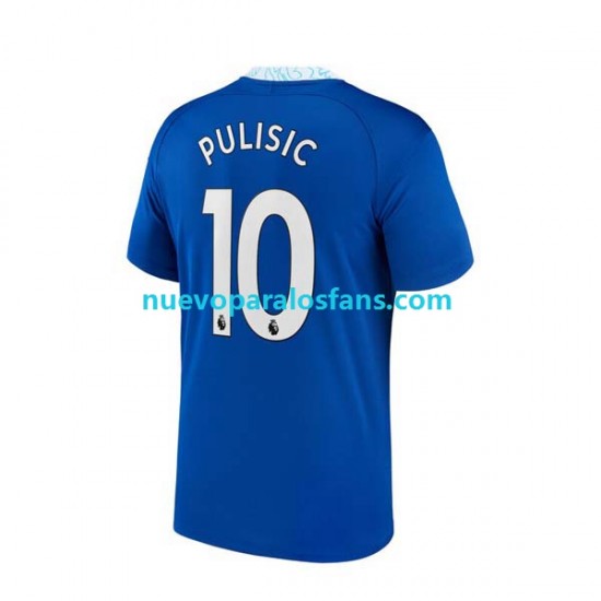 Camiseta de Fútbol Chelsea Christian Pulisic 10 Hombre Casa 2022-2023 Manga Corta