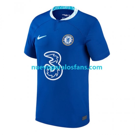 Camiseta de Fútbol Chelsea Hombre Casa 2022-2023 Manga Corta