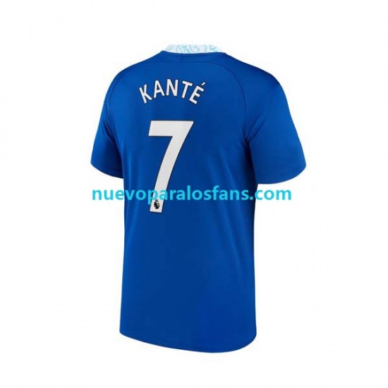 Camiseta de Fútbol Chelsea Kante 7 Hombre Casa 2022-2023 Manga Corta