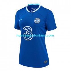Camiseta de Fútbol Chelsea Mujer Casa 2022-2023 Manga Corta