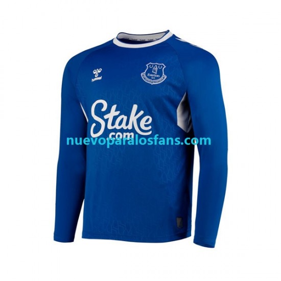 Camiseta de Fútbol Everton Hombre Casa 2022-2023 Manga Larga