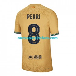 Camiseta de Fútbol FC Barcelona Pedri 8 Hombre Exterior 2022-2023 Manga Corta