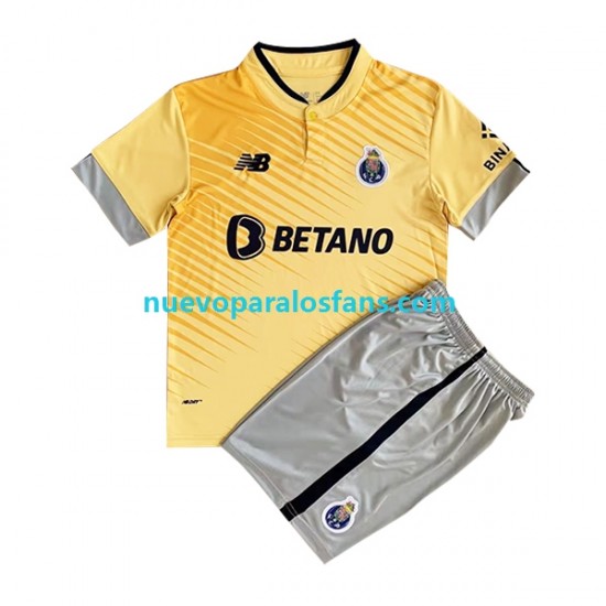 Camiseta de Fútbol FC Porto Niño Exterior 2022-2023 Manga Corta