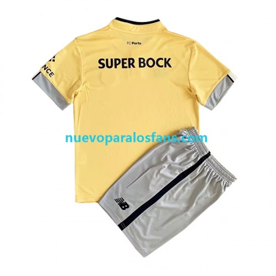 Camiseta de Fútbol FC Porto Niño Exterior 2022-2023 Manga Corta