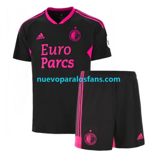 Camiseta de Fútbol Feyenoord Rotterdam Niño Tercera 2022-2023 Manga Corta