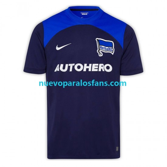 Camiseta de Fútbol Hertha BSC Hombre Exterior 2022-2023 Manga Corta