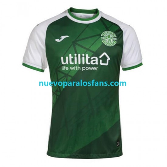 Camiseta de Fútbol Hibernian Hombre Casa 2022-2023 Manga Corta