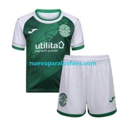 Camiseta de Fútbol Hibernian Niño Casa 2022-2023 Manga Corta