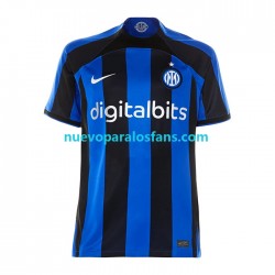 Camiseta de Fútbol Inter Milan Hombre Casa 2022-2023 Manga Corta