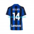 Camiseta de Fútbol Inter Milan Kristjan Asllani 14 Hombre Casa 2022-2023 Manga Corta