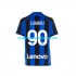 Camiseta de Fútbol Inter Milan Romelu Lukaku 90 Hombre Casa 2022-2023 Manga Corta
