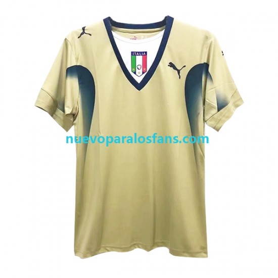 Camiseta de Fútbol Italia Portero Retro Hombre Casa 2006 Manga Corta