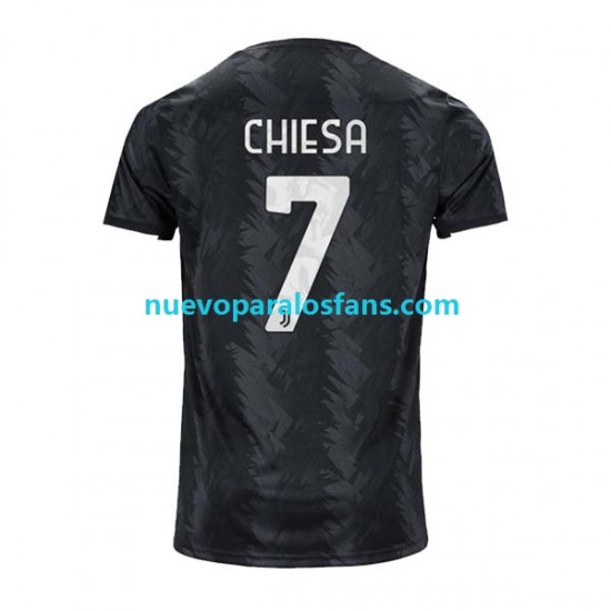 Camiseta de Fútbol Juventus Chiesa 7 Hombre Exterior 2022-2023 Manga Corta