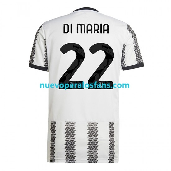 Camiseta de Fútbol Juventus Di Maria 22 Hombre Casa 2022-2023 Manga Corta