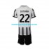 Camiseta de Fútbol Juventus Di Maria 22 Niño Casa 2022-2023 Manga Corta