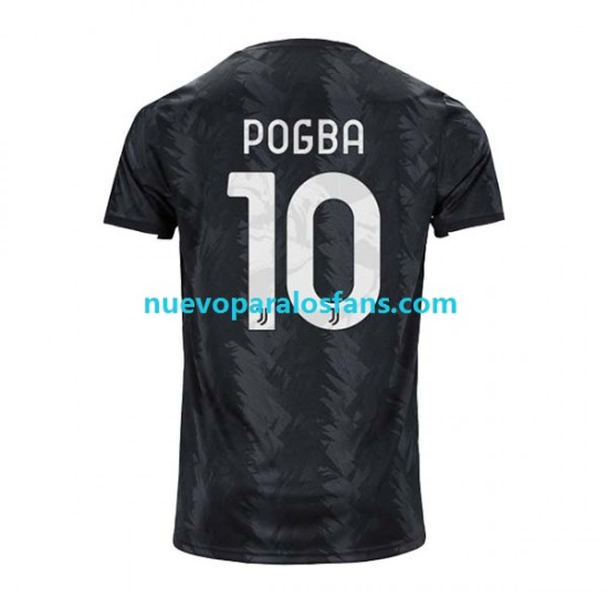 Camiseta de Fútbol Juventus Pogba 10 Hombre Exterior 2022-2023 Manga Corta