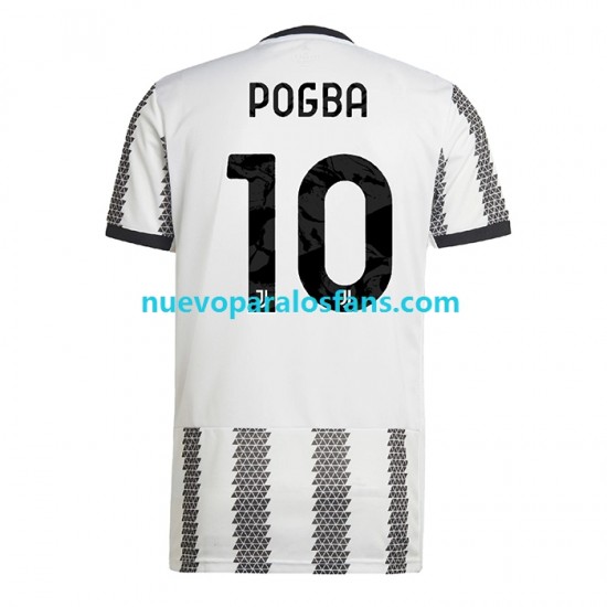 Camiseta de Fútbol Juventus Pogba 10 Hombre Casa 2022-2023 Manga Corta