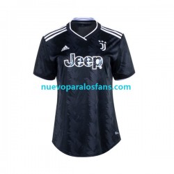 Camiseta de Fútbol Juventus Mujer Exterior 2022-2023 Manga Corta