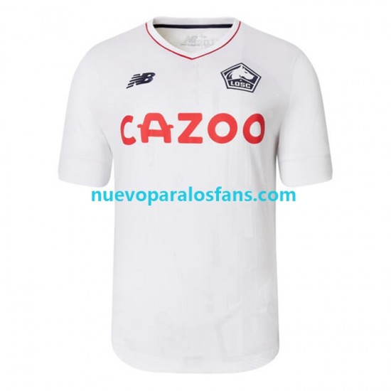 Camiseta de Fútbol LOSC Lille Hombre Exterior 2022-2023 Manga Corta