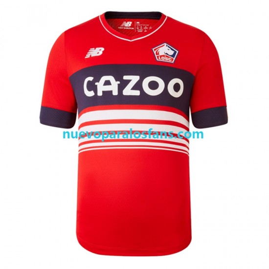 Camiseta de Fútbol LOSC Lille Hombre Casa 2022-2023 Manga Corta