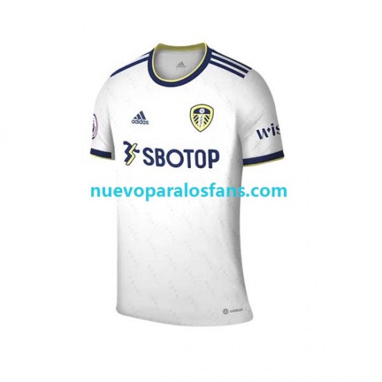 Camiseta de Fútbol Leeds United Hombre Casa 2022-2023 Manga Corta