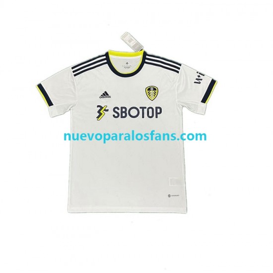 Camiseta de Fútbol Leeds United Hombre Casa 2022-2023 Manga Corta