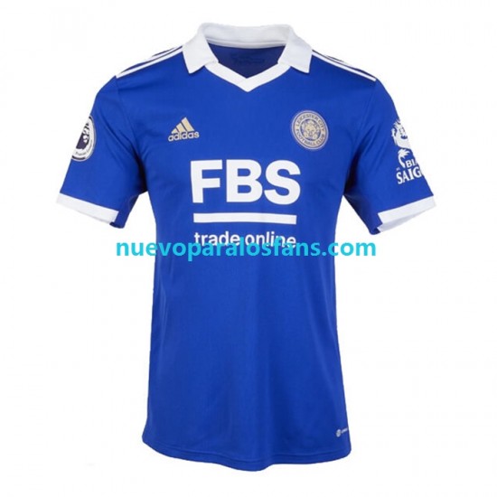 Camiseta de Fútbol Leicester City Hombre Casa 2022-2023 Manga Corta