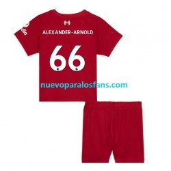 Camiseta de Fútbol Liverpool Alexander-Arnold 66 Niño Casa 2022-2023 Manga Corta