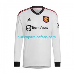Camiseta de Fútbol Manchester United Hombre Exterior 2022-2023 Manga Larga