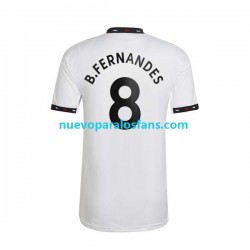 Camiseta de Fútbol Manchester United Bruno Fernandes 8 Hombre Exterior 2022-2023 Manga Corta