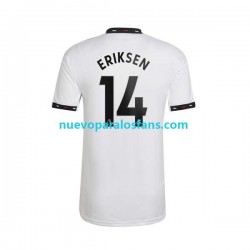 Camiseta de Fútbol Manchester United Christian Eriksen 14 Hombre Exterior 2022-2023 Manga Corta