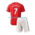 Camiseta de Fútbol Manchester United Cristiano Ronaldo 7 Niño Casa 2022-2023 Manga Corta