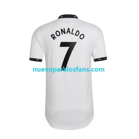 Camiseta de Fútbol Manchester United Ronaldo 7 Hombre Exterior 2022-2023 Manga Corta