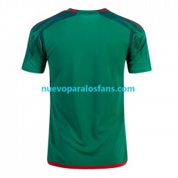 Camiseta de Fútbol México Hombre Casa Copa Mundial 2022 Manga Corta