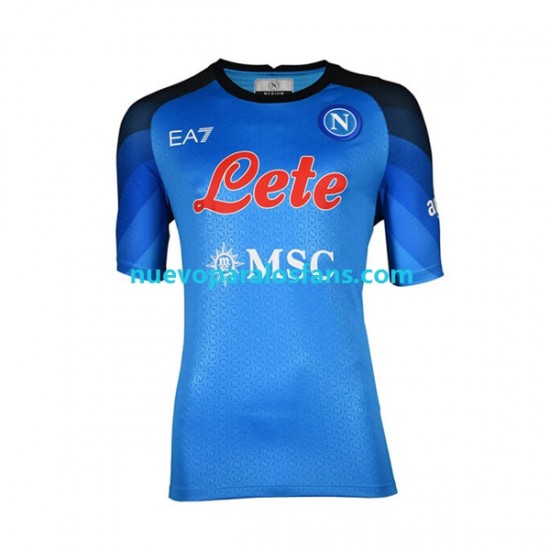 Camiseta de Fútbol Napoli Hombre Casa 2022-2023 Manga Corta
