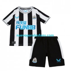 Camiseta de Fútbol Newcastle United Niño Casa 2022-2023 Manga Corta