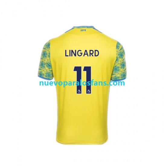 Camiseta de Fútbol Nottingham Forest Jesse Lingard 11 Hombre Exterior 2022-2023 Manga Corta