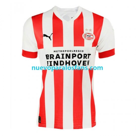 Camiseta de Fútbol PSV Eindhoven Hombre Casa 2022-2023 Manga Corta