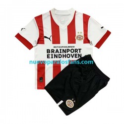 Camiseta de Fútbol PSV Eindhoven Niño Casa 2022-2023 Manga Corta