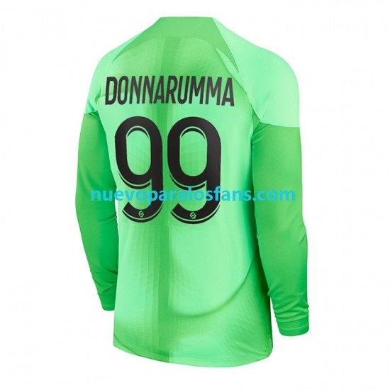 Camiseta de Fútbol Paris Saint-Germain Gianluigi Donnarumma 99 Portero Hombre Casa 2022-2023 Manga Larga