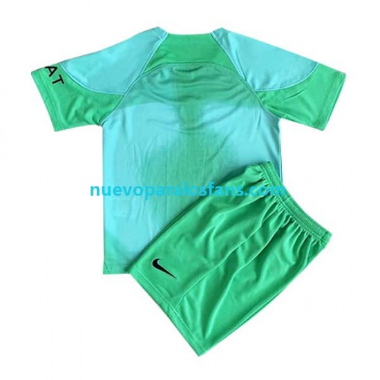 Camiseta de Fútbol Paris Saint-Germain Portero Niño Casa 2022-2023 Manga Corta