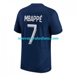 Camiseta de Fútbol Paris Saint-Germain Mbappé 7 Hombre Casa 2022-2023 Manga Corta