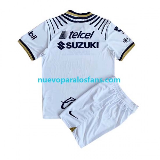 Camiseta de Fútbol Pumas UNAM Niño Casa 2022-2023 Manga Corta